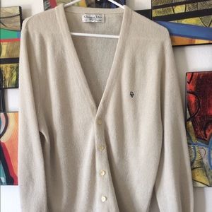 Christian Dior Créme Merino 100% Wool Sweater